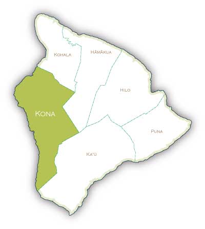 district map of Kona